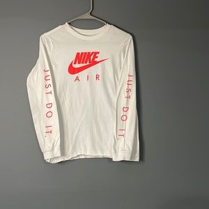 Nike White Long sleeve Shirt